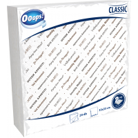 Ooops! Classic 20pcs 2-ply Napkin Designed 33x33 cm