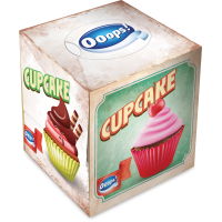 Ooops! Tissue in box, 54 pieces 3-ply, in 4 different designs