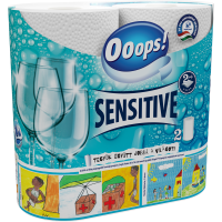 Ooops! Sensitive 2-ply 2 rolls