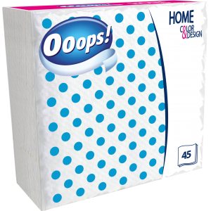 Ooops! Home 45 pieces dotted 1-ply
