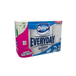 Ooops! Everyday Sensitive 3-ply 24 rolls